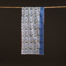 Reversible Silk Bengal Hand Kantha Stitch Stole 181