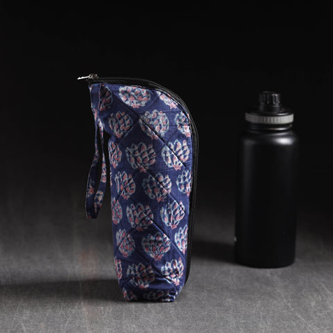  Blue Handmade Cotton 1L Water Bottle Cover