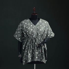 Bandhani Tie-Dye Cotton Kaftan (Short) 24