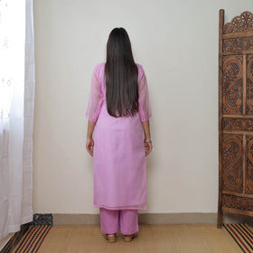 Kota Doria Embroidered Suit Set – Buy Online