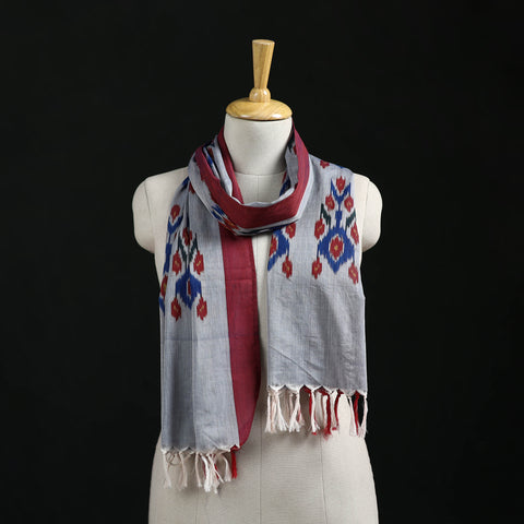 Pochampally Ikat Weave Cotton Stole 03