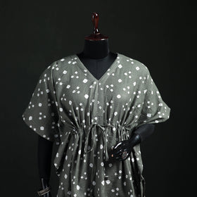 Bandhani Tie-Dye Cotton Kaftan (Short) 24