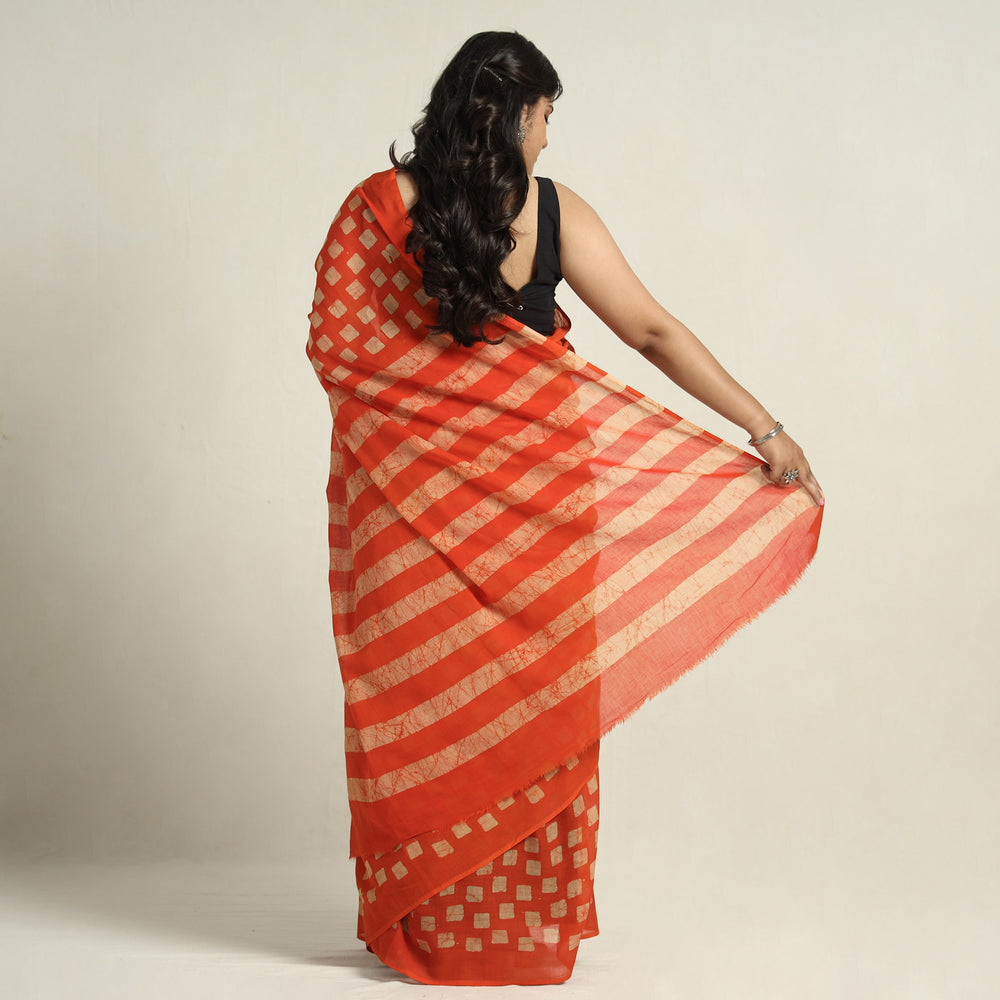 Batik Print Saree