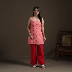 Cotton Short Jacquard Kurta for Women 10