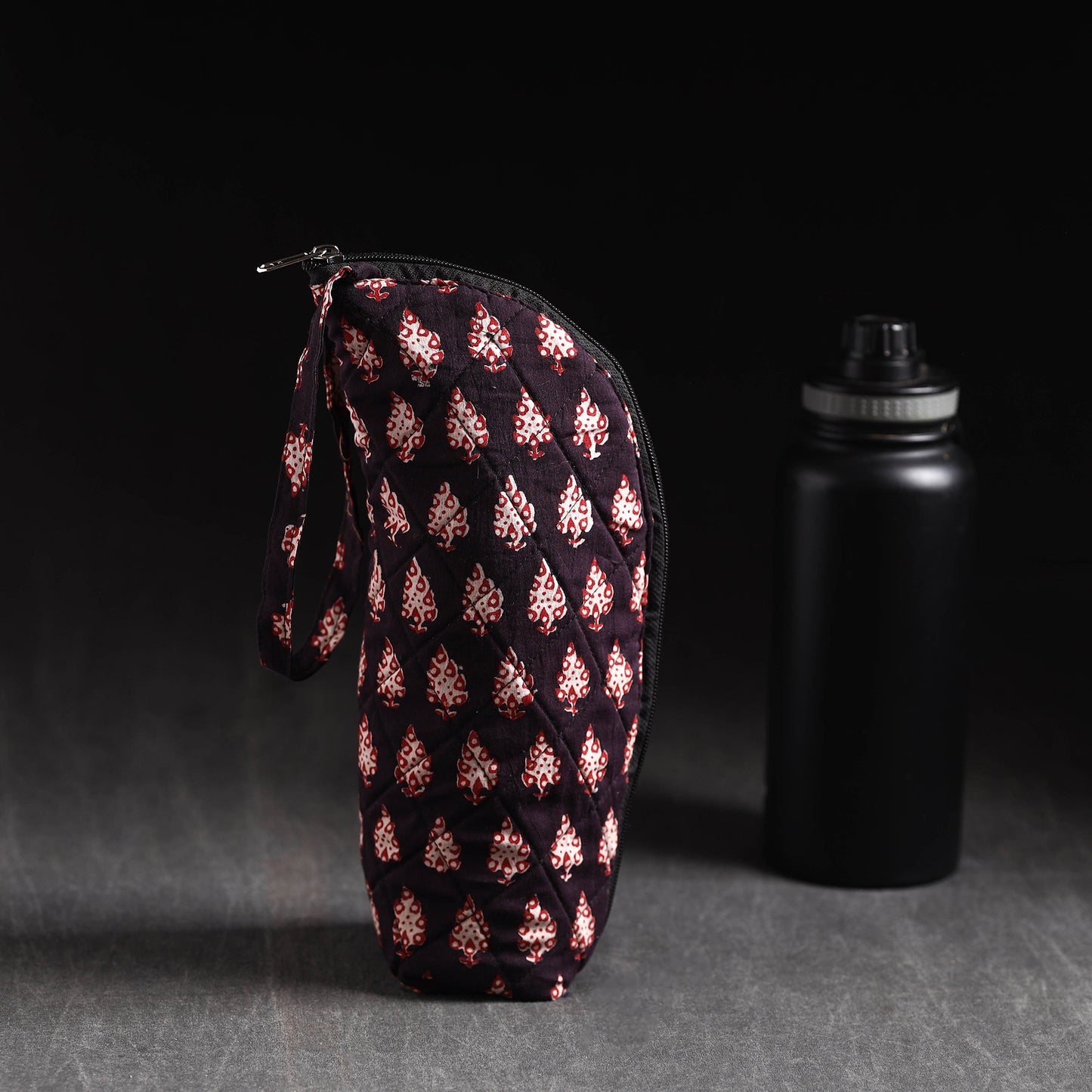 Multicolor Handmade Cotton 1L Water Bottle Cover