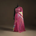 Nazaakat Kota Doria Cotton Plain Saree with Blouse Piece & Earrings 26