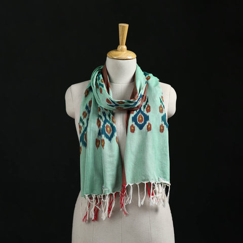 Pochampally Ikat Weave Cotton Stole 04