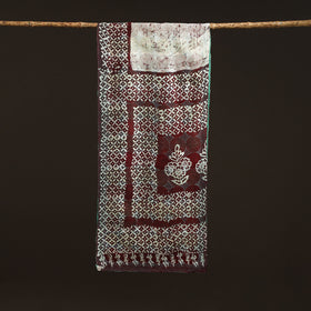 Reversible Silk Bengal Hand Kantha Stitch Stole 168