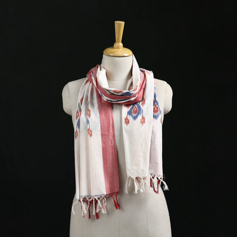 Pochampally Ikat Weave Cotton Stole 05