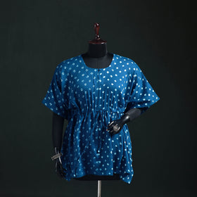 Bandhani Tie-Dye Cotton Kaftan (Short) 23
