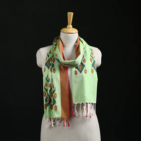 Pochampally Ikat Weave Cotton Stole 08