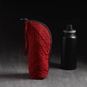  Red Handmade Cotton 1L Water Bottle Cover
