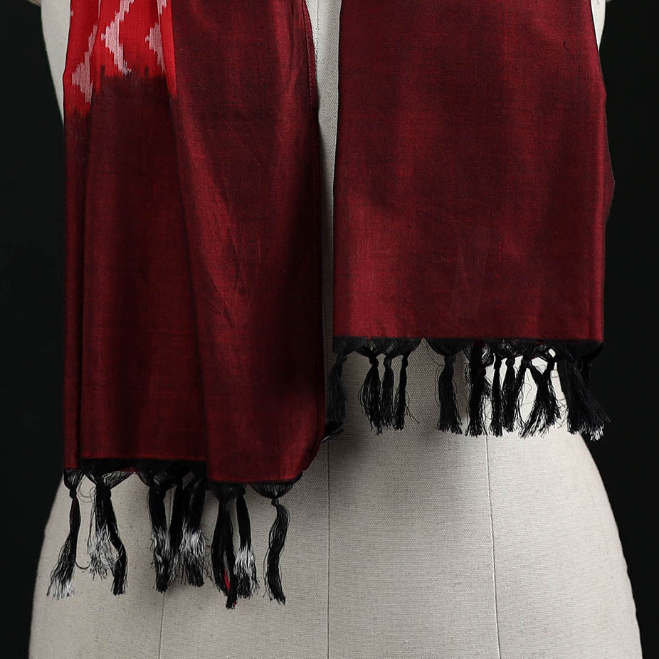 Pochampally Ikat Weave Cotton Stole 09