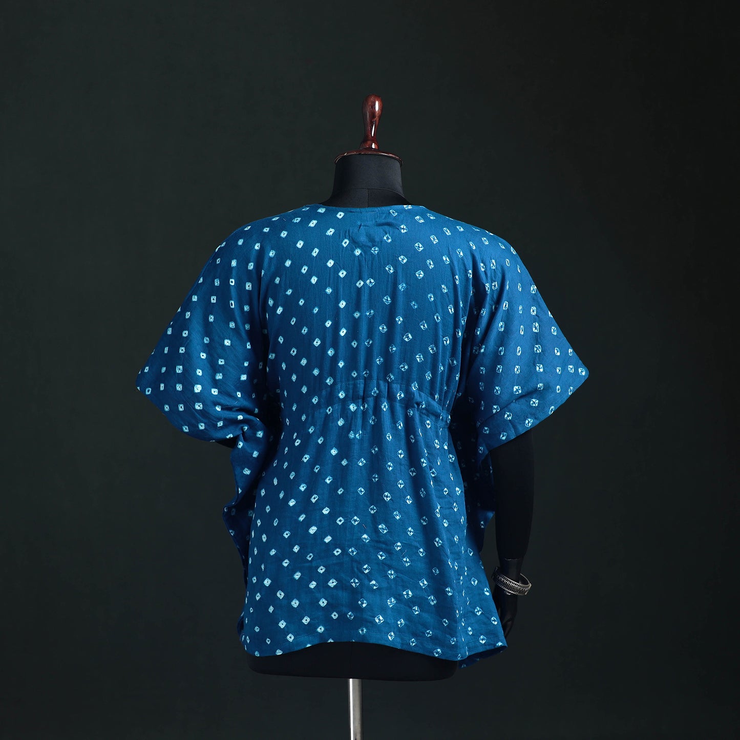 Bandhani Tie-Dye Cotton Kaftan (Short) 23