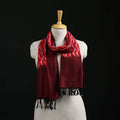 Pochampally Ikat Weave Cotton Stole 09