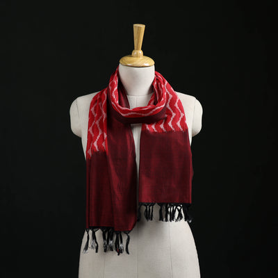 Pochampally Ikat Weave Cotton Stole 09