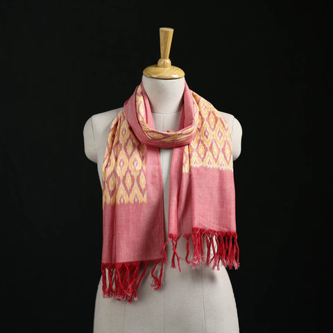 Pochampally Ikat Weave Cotton Stole 10