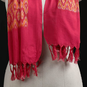 Pochampally Ikat Weave Cotton Stole 11