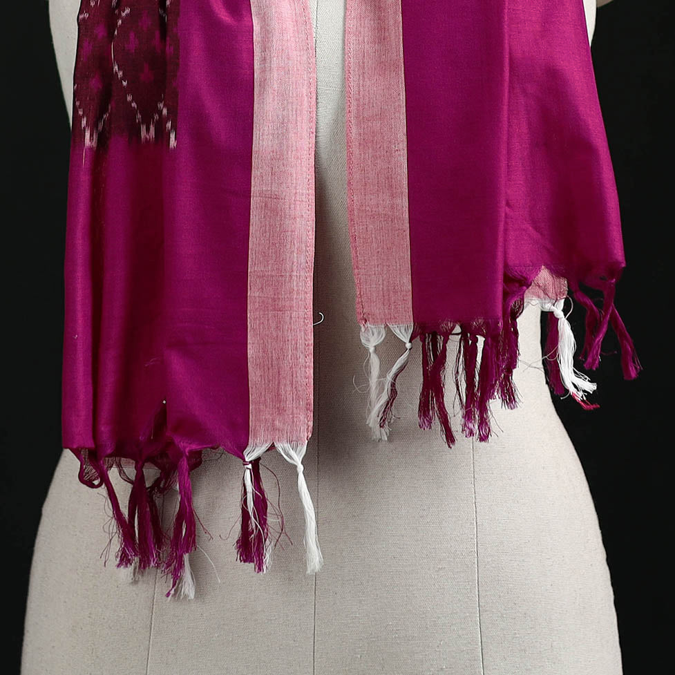 Pochampally Ikat Weave Cotton Stole 15