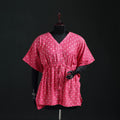 Bandhani Tie-Dye Cotton Kaftan (Short) 21