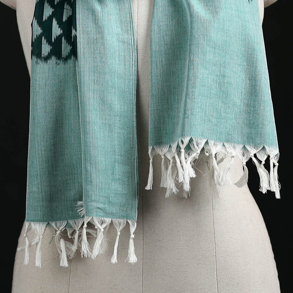 Pochampally Ikat Weave Cotton Stole 17