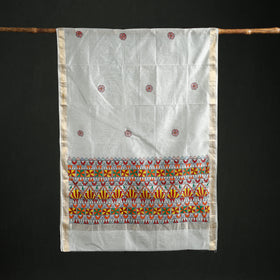 Handloom Chanderi Silk Handpainted Madhubani Dupatta with Zari Border 41