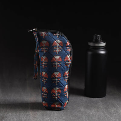  Blue Handmade Cotton 1L Water Bottle Cover