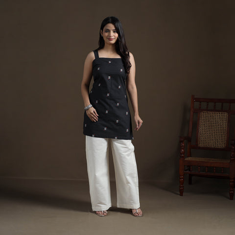 Cotton Short Jacquard Kurta for Women 07