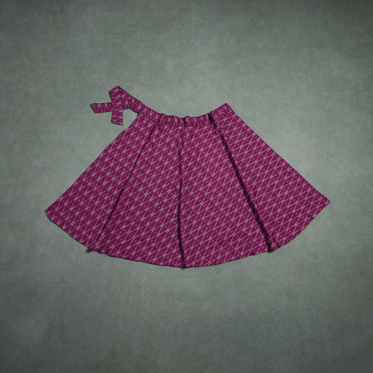 Pochampally Ikat Cotton Wrap Around Skirt 37