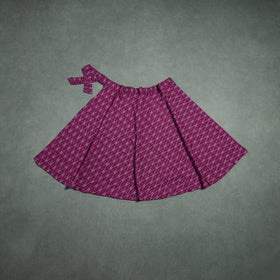 Pochampally Ikat Cotton Wrap Around Skirt 37