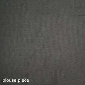 Nazaakat Kota Doria Cotton Plain Saree with Blouse Piece & Earrings 29