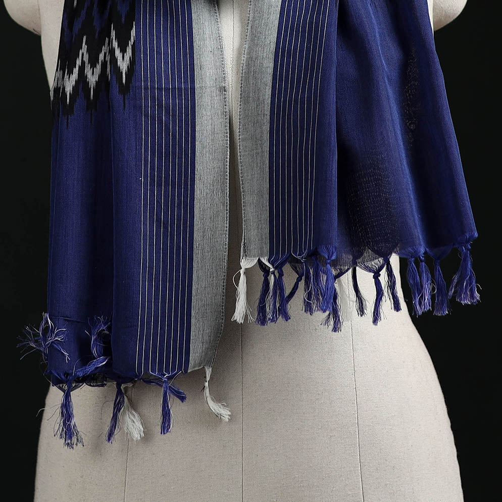 Pochampally Ikat Weave Cotton Stole 27