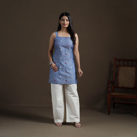 Cotton Short Jacquard Kurta for Women 06