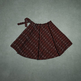 Pochampally Ikat Cotton Wrap Around Skirt 39