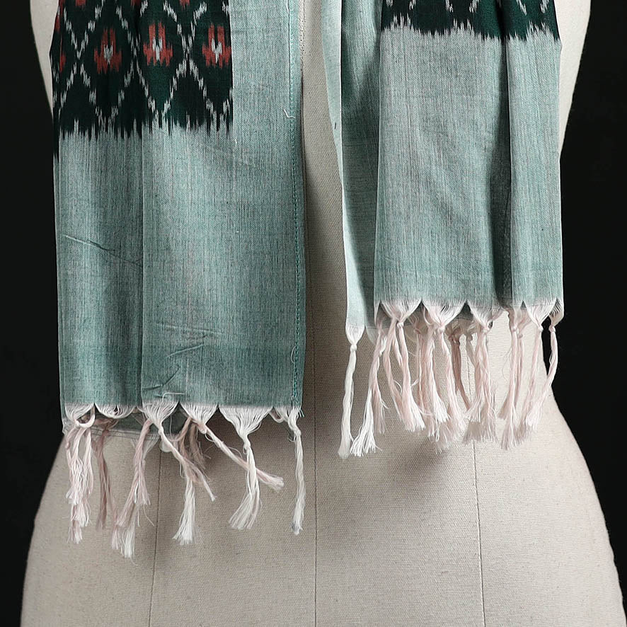 Pochampally Ikat Weave Cotton Stole 34