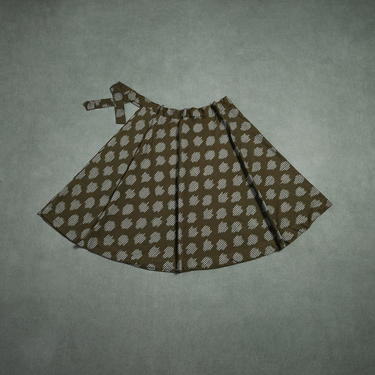 Pochampally Ikat Cotton Wrap Around Skirt 46