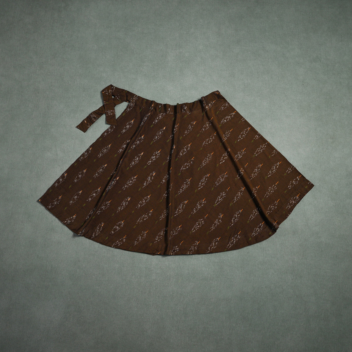 Pochampally Ikat Cotton Wrap Around Skirt 47
