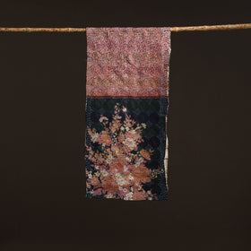 Reversible Silk Bengal Hand Kantha Stitch Stole 133