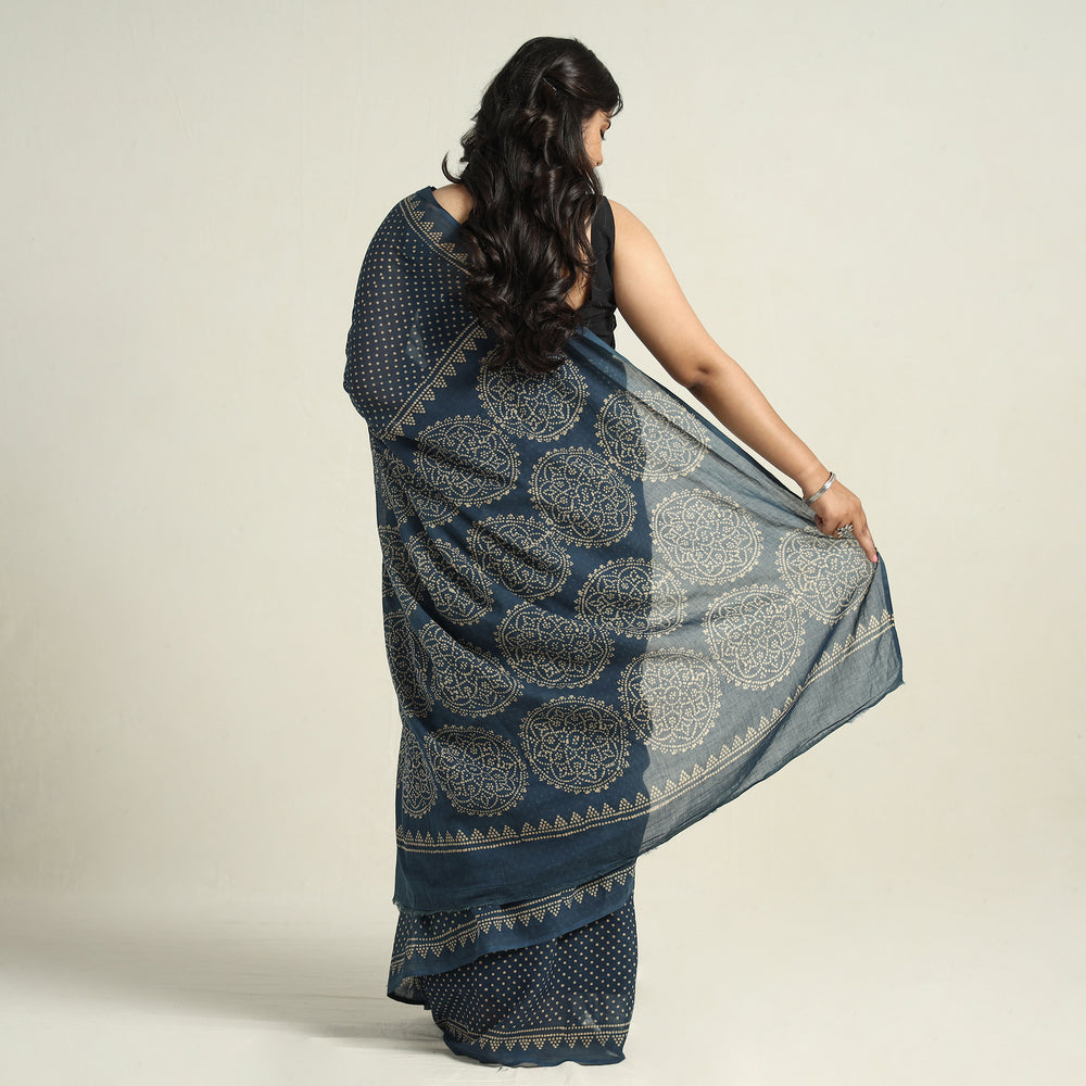 Batik Print Saree