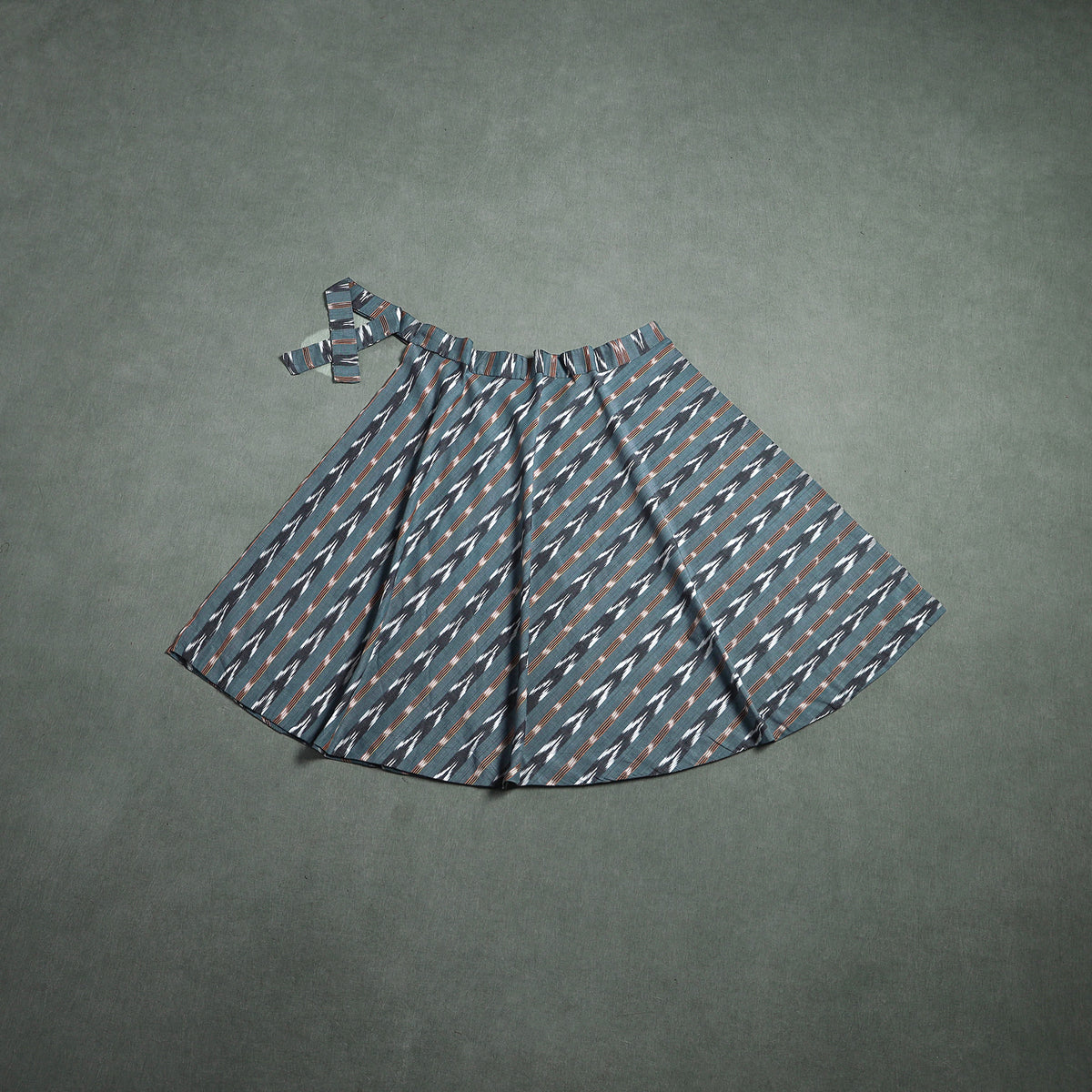 Pochampally Ikat Cotton Wrap Around Skirt 49