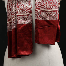 Kutch Printed Mashru Silk Stole 01