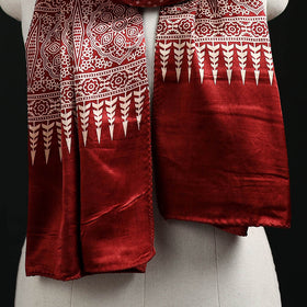 Kutch Printed Mashru Silk Stole 02