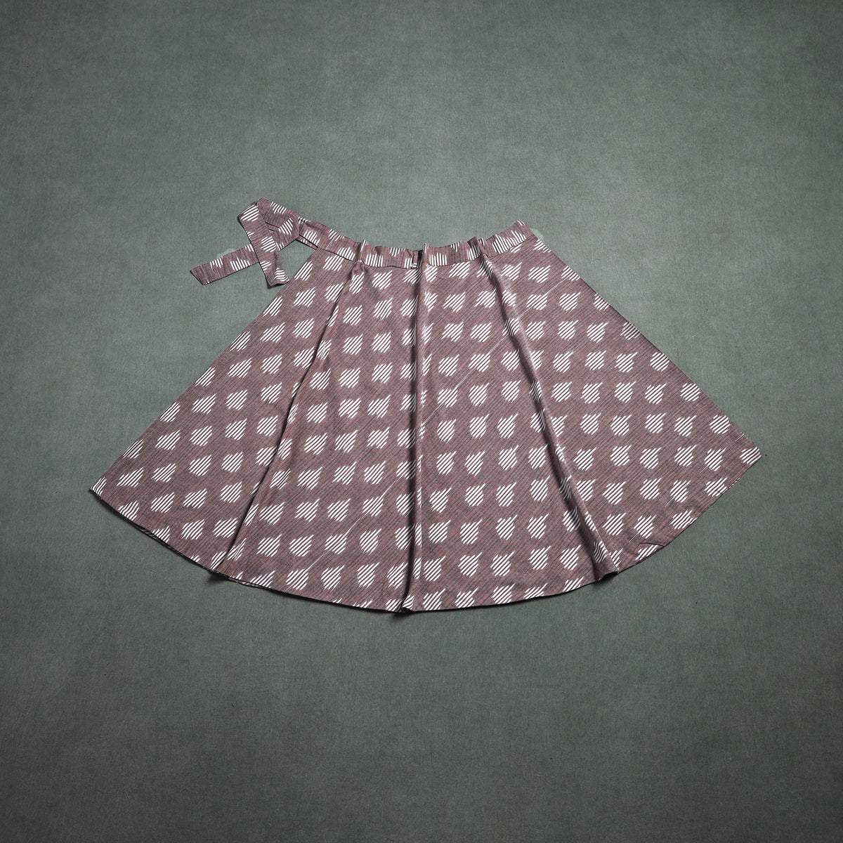 Pochampally Ikat Cotton Wrap Around Skirt 54
