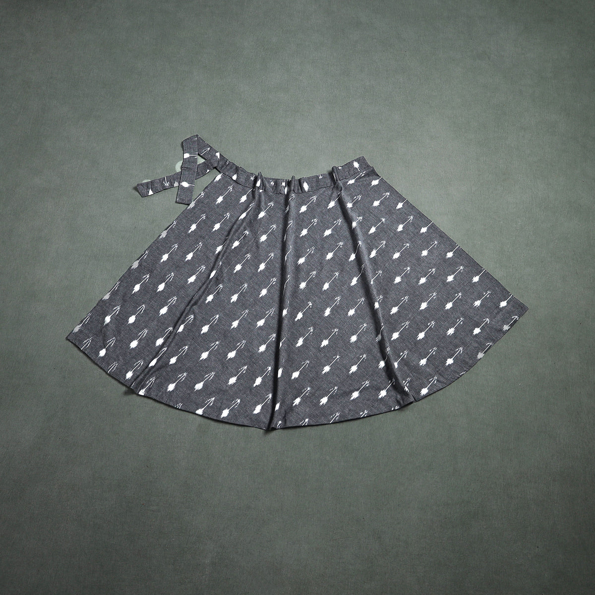 Pochampally Ikat Cotton Wrap Around Skirt 55