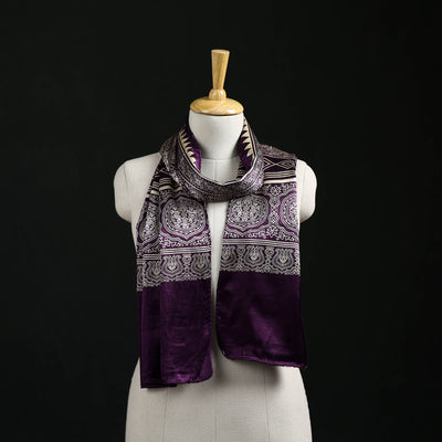 Kutch Printed Mashru Silk Stole 05