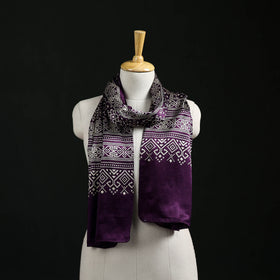 Kutch Printed Mashru Silk Stole 06