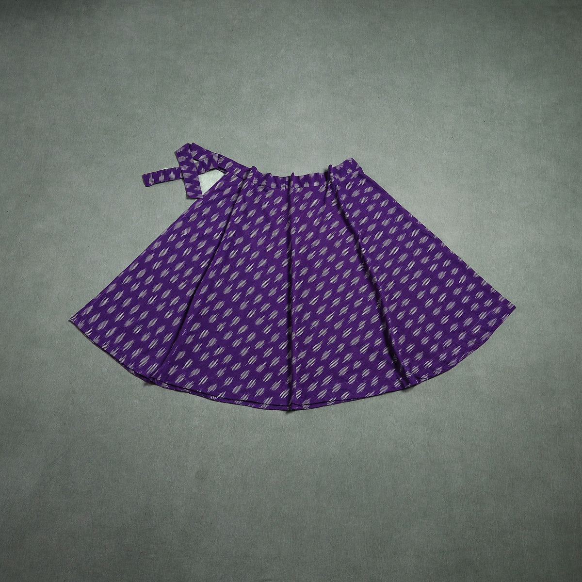 Pochampally Ikat Cotton Wrap Around Skirt 56