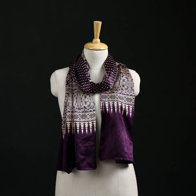 Kutch Printed Mashru Silk Stole 07