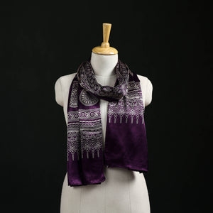 Kutch Printed Mashru Silk Stole 08
