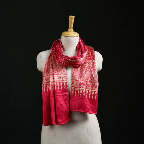 Kutch Printed Mashru Silk Stole 09